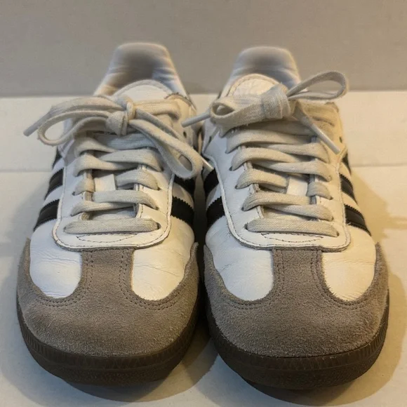 Adidas Samba OG Sneaker Cloud White / Core Black / Gum Size 7.5 - Picture 6 of 14